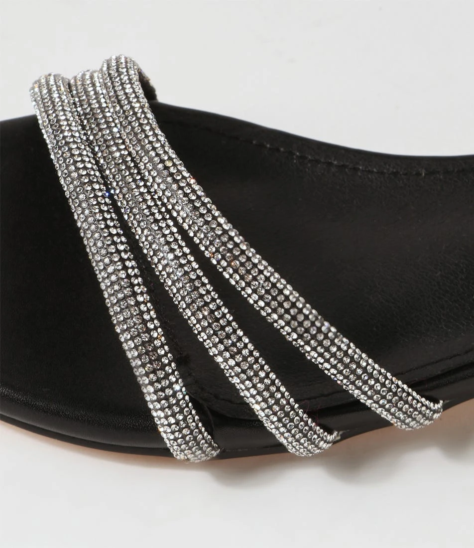 Lerno Black Sandals 7 Lerno Black Sandals - Image 5