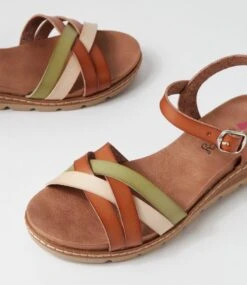 Ranelli Taupe Multi Sandals -Lynx Shoes Shop IL12131NGYSM 6