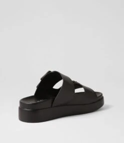 Yenile Black Slides -Lynx Shoes Shop IL12136BLASM 4