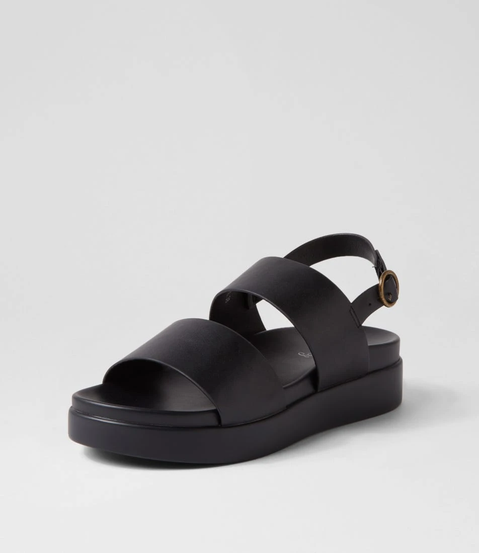 Yiko Black Sandals 4 Yiko Black Sandals - Image 2