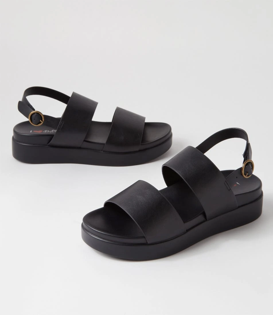 Yiko Black Sandals 7 Yiko Black Sandals - Image 5