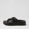 Yonoko Black Slides -Lynx Shoes Shop IL12138BLASM 2
