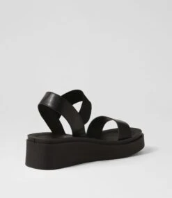 Barik Black Elastic Sandals 9 Barik Black Elastic Sandals -Lynx Shoes Shop IL12146BLAVO 4