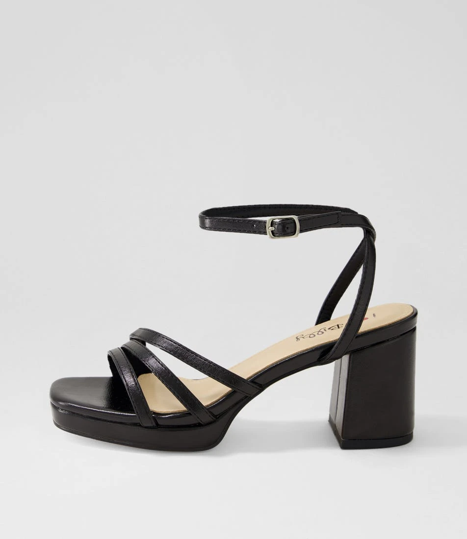 Humber Black Metallic Sandals 3 Humber Black Metallic Sandals