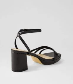Humber Black Metallic Sandals 9 Humber Black Metallic Sandals -Lynx Shoes Shop IL12154B26SM 4