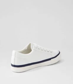 Jaiha White Navy Sneakers -Lynx Shoes Shop IL12159XHBSM 4