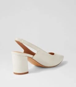 Lomer White Nubuck Pu Heels -Lynx Shoes Shop IL12162WHIPY 4