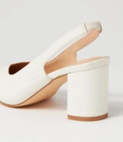 Lomer White Nubuck Pu Heels -Lynx Shoes Shop IL12162WHIPY 6