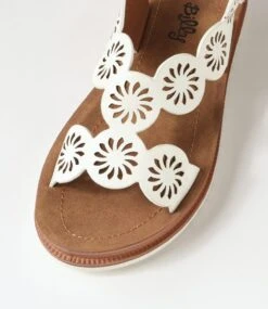 Reigh White Sandals -Lynx Shoes Shop IL12165WHISM 5