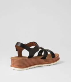 Rhiled Black Sandals -Lynx Shoes Shop IL12166BLASM 4