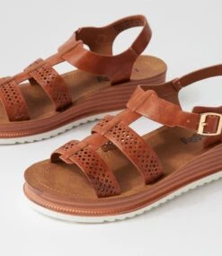 Rhiled Tan Sandals -Lynx Shoes Shop IL12166TANSM 6