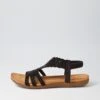 Fossio Black Multi Sandals -Lynx Shoes Shop IL12193BLAHG 2