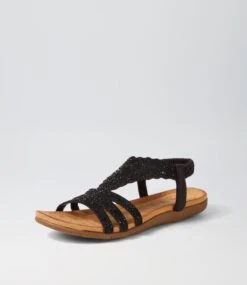 Fossio Black Multi Sandals -Lynx Shoes Shop IL12193BLAHG 3