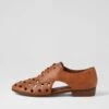 Falkon Dark Tan Flat Shoes -Lynx Shoes Shop IL12198TAOSM 2