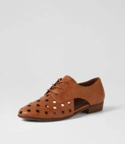 Falkon Dark Tan Flat Shoes -Lynx Shoes Shop IL12198TAOSM 3