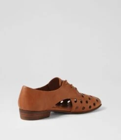 Falkon Dark Tan Flat Shoes -Lynx Shoes Shop IL12198TAOSM 4