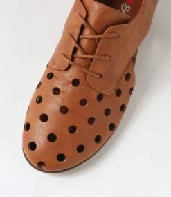 Falkon Dark Tan Flat Shoes -Lynx Shoes Shop IL12198TAOSM 5