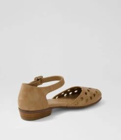 Fulder Taupe Flat Shoes -Lynx Shoes Shop IL12199NGVSM 4
