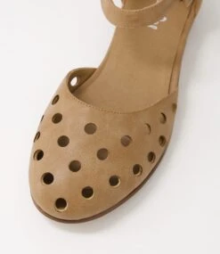 Fulder Taupe Flat Shoes -Lynx Shoes Shop IL12199NGVSM 5