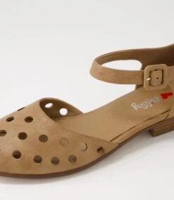 Fulder Taupe Flat Shoes -Lynx Shoes Shop IL12199NGVSM 6