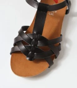 Gerling Black Sandals -Lynx Shoes Shop IL12201BLASM 5
