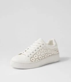 Looly White Sneakers 8 Looly White Sneakers -Lynx Shoes Shop IL12209WHISM 3