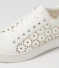 Looly White Sneakers 11 Looly White Sneakers -Lynx Shoes Shop IL12209WHISM 6