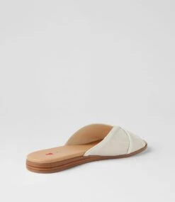 Othele White Patent Pu Fabric Slides -Lynx Shoes Shop IL12213WAD9O 4