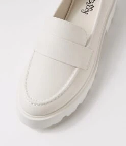Rentino Off White Loafers -Lynx Shoes Shop IL12218W25SM 5
