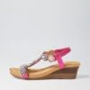 Soket Hot Pink Multi Sandals 1 Soket Hot Pink Multi Sandals -Lynx Shoes Shop IL12224PBUHG 2