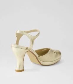 Talents Champagne Gold Dust Heels -Lynx Shoes Shop IL12226M4BSM 4