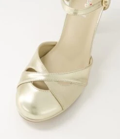 Talents Champagne Gold Dust Heels -Lynx Shoes Shop IL12226M4BSM 5
