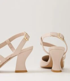 Vrenda Nude Heels -Lynx Shoes Shop IL12228NDUSM 6