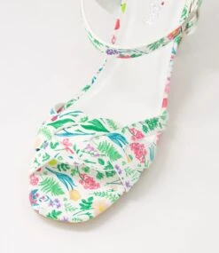 Wippie White Gladiolus Sandals -Lynx Shoes Shop IL12231XGYSM 5