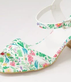 Wippie White Gladiolus Sandals -Lynx Shoes Shop IL12231XGYSM 6