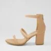 Taisy Nude Nubuck Pu Sandals