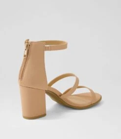 Taisy Nude Nubuck Pu Sandals -Lynx Shoes Shop IL12236NDUPY 4
