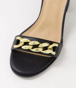 Toshol Black Sandals 10 Toshol Black Sandals -Lynx Shoes Shop IL12237BLASM 5