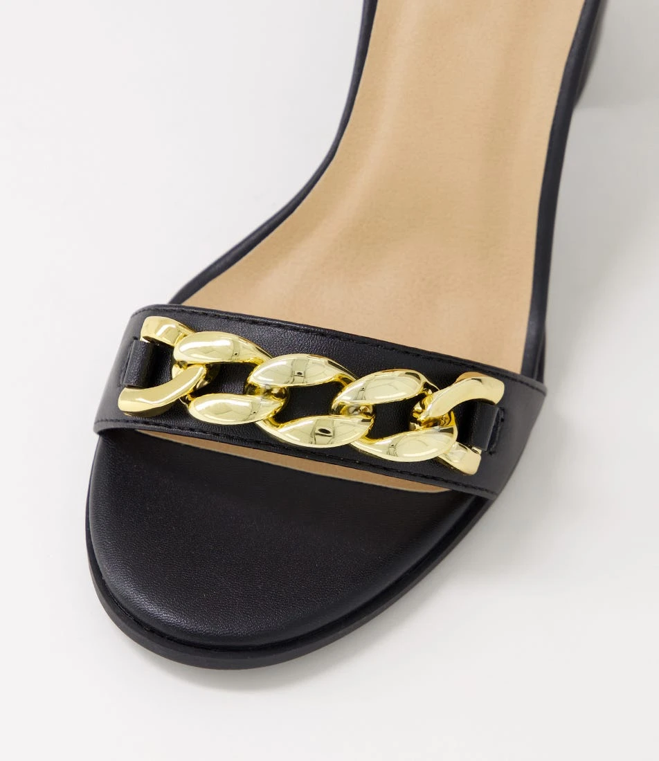 Toshol Black Sandals 6 Toshol Black Sandals - Image 4