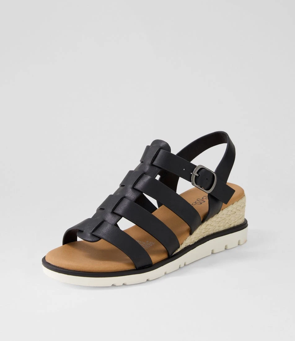 Roskol Black Sandals 4 Roskol Black Sandals - Image 2