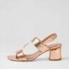 Harmio Rose Gold Clear Vinylite Sandals -Lynx Shoes Shop IL12247M89OH 2