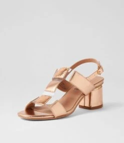 Harmio Rose Gold Clear Vinylite Sandals 8 Harmio Rose Gold Clear Vinylite Sandals -Lynx Shoes Shop IL12247M89OH 3