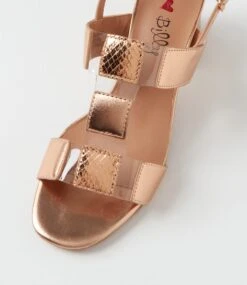 Harmio Rose Gold Clear Vinylite Sandals 10 Harmio Rose Gold Clear Vinylite Sandals -Lynx Shoes Shop IL12247M89OH 5