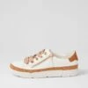 Tolby White Tan Sneakers -Lynx Shoes Shop IL12250W99SM 2