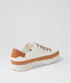 Tolby White Tan Sneakers -Lynx Shoes Shop IL12250W99SM 4