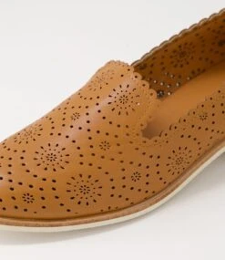 Harlone Tan Flat Shoes 11 Harlone Tan Flat Shoes -Lynx Shoes Shop IL12254TANSM 6