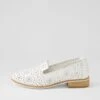 Harlone White Flat Shoes 1 Harlone White Flat Shoes -Lynx Shoes Shop IL12254WHISM 2