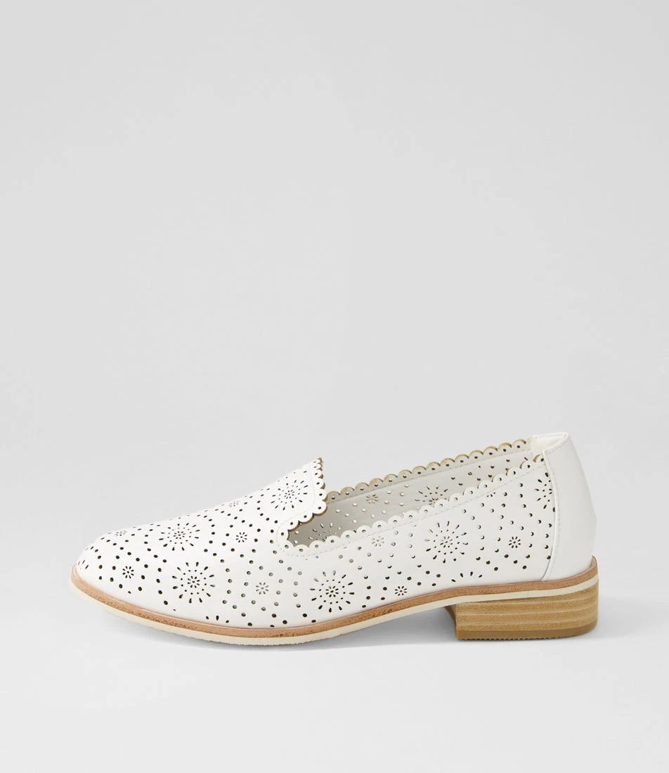 Harlone White Flat Shoes 3 Harlone White Flat Shoes