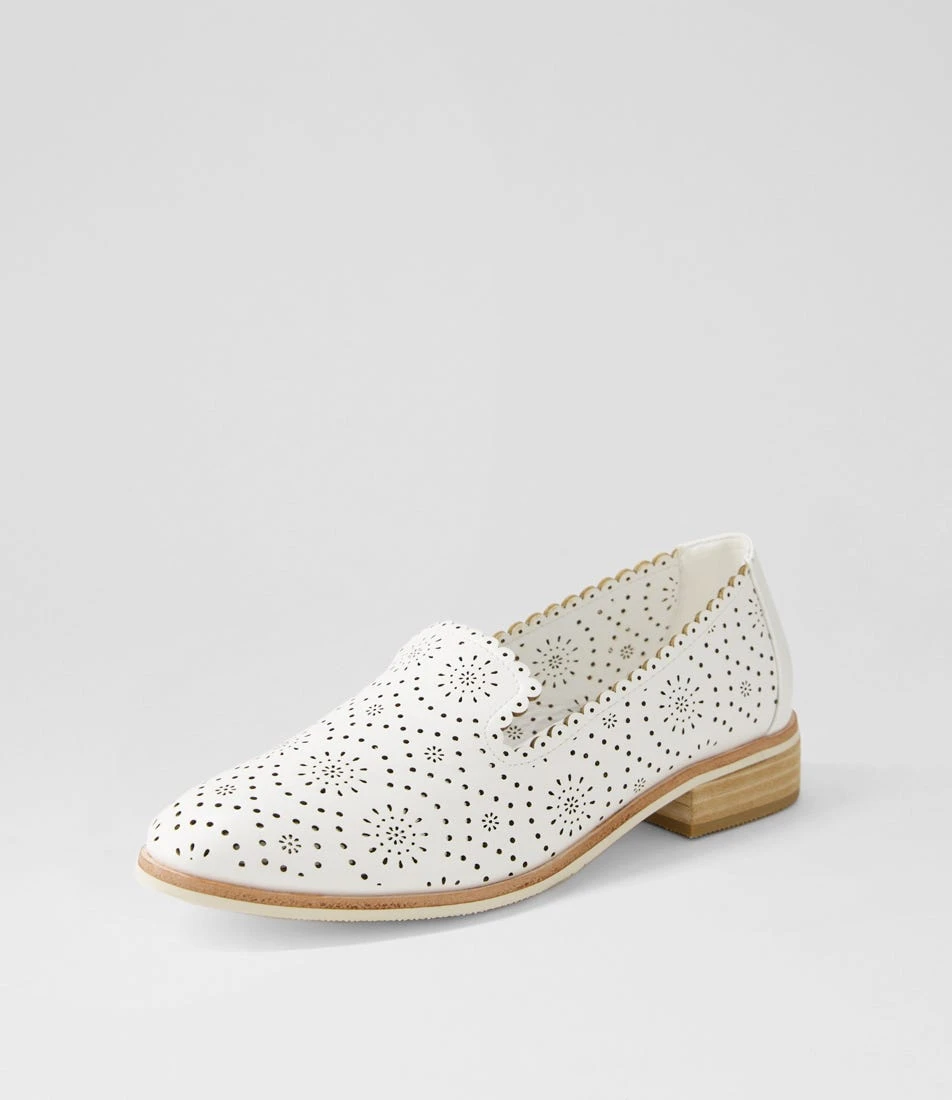 Harlone White Flat Shoes 4 Harlone White Flat Shoes - Image 2