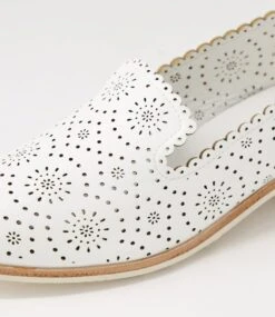 Harlone White Flat Shoes 11 Harlone White Flat Shoes -Lynx Shoes Shop IL12254WHISM 6